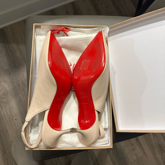 Christian Louboutin Sporty Kate sling back kitten heels - Picture 4 of 6